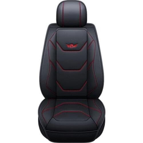 Car Universial Front Automobile Seat Cover Protector Covers PU Leather Seatfour Seasons Non-Slip Case