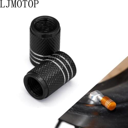 For Honda VFR 1200 ST 1300 Black SpiRit NC750X CB1100 Universal Motorcycle CNC Wheel Tire Valve Air Port stem caps Accessories