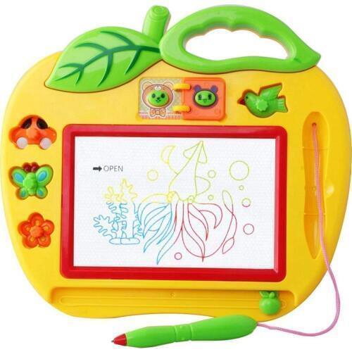Magic Slate Color Small Format with Stamps, Toy for Girl and Boy 18 Months, Mini Games for Babies and Children 2 and 3 Years