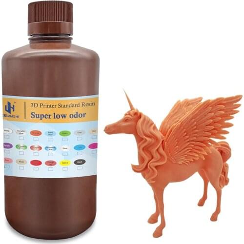 JAMGHE 1000G DLP LCD SLA Low Odor Resin 3D Printer High Precision High Strength Toughness 405NM For Easythreed 3D Printer Resin