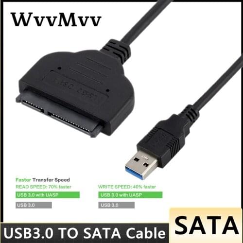 SATA Cable To USB 3.0 Support 2.5Inch External SSD HDD Adapter Hard Drive Portable Data for Desktop Laptops Computer Components