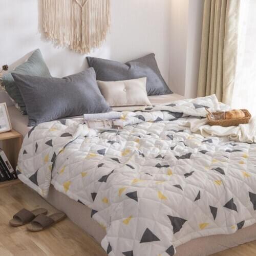 32 Summer Quilt Blanket for Bed Print Air Conditioning Thin Towel Comforter Bedspread Bed Cover Bedding Adult Coverlet