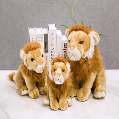 20/30/40CM Cute Simulation Lion Plush Toys Stuffed Soft Animal The Lion King Dolls for Children Baby Best Birthday Gifts