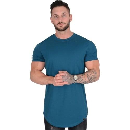 Summer short-sleeved T-shirt for men loose-fitting breathable quick-drying outdoor basketball suit for men Pure color T-shirt