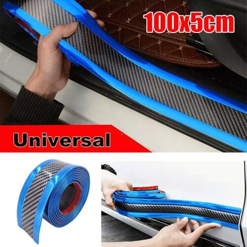 Rear Door Sill Strip Front Fender Bumper Car 5CM*1M Side Edge Door Sill