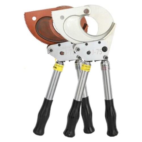 Manaul Cable Cutting Tool Ratcheting Ratchet Cable Cutter J130 130mm2 Max Wire Cutter Plier Hand Tool Not Cutting Steel Wire