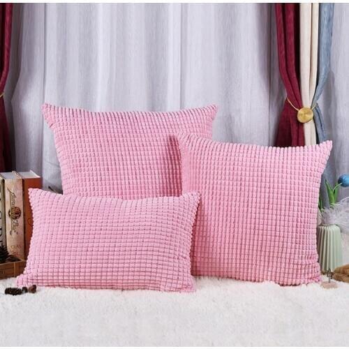 Modern Simplicity Double-Sided Lattice Cushion Cover Throw Pillow Cover Decorative Pillow Cases Square Pillow Covers For