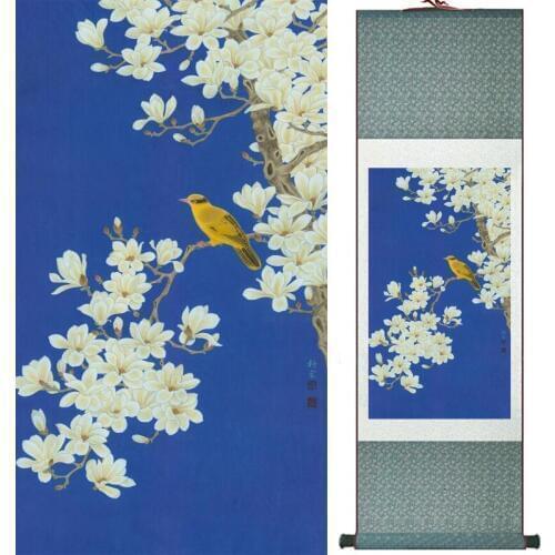 Traditional Chinese art painting Horse art painting Silk scroll art painting Horse painting 061402