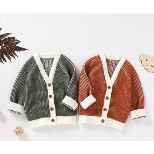 2021-06-28 Lioraitiin 0-18M Toddler Baby Boy Girl Autumn Winter Sweaters Long Sleeve Kintting Top 3Styles Clothing