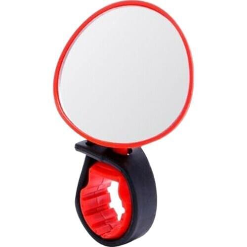 Bicycle Rearview Handlebar Mirrors Cycling Rear View MTB Bike Silicone Handle Rearview Mirror 3 Color
