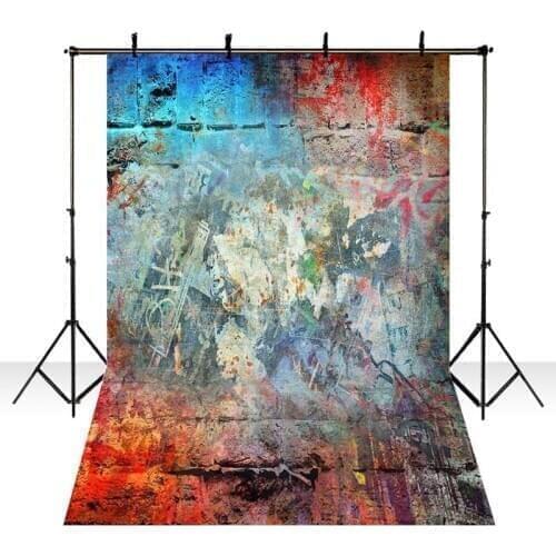 DAWNKNOW Wall Vinyl Photography Background For Color Abstract Retro Style Photo Shoot Backdrop For Party Photo Studio lv1570