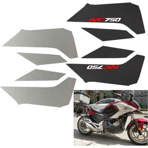 Motorcycle Tank Pad Protector Sticker Decal Gas Fuel Knee Grip Traction Side For HONDA NC750 NC 750 nc750