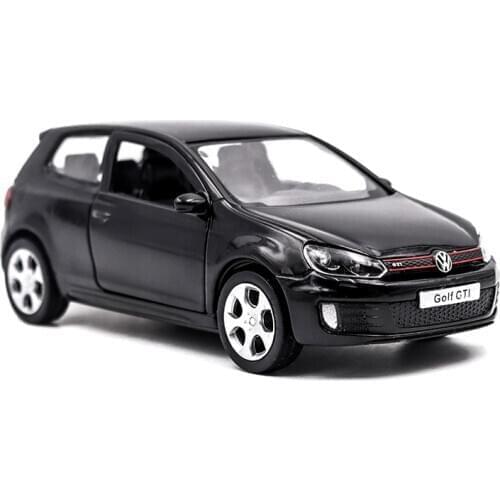 VW Golf GTI 1/36 Metal Pull Back Car Luxury Vehicle Diecast Model Toys for Collection Xmas Gift Office Home Decoration
