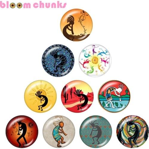 Music sun 10pcs mixed 12mm/18mm/20mm/25mm Round photo glass cabochon demo flat back Making findings S2726