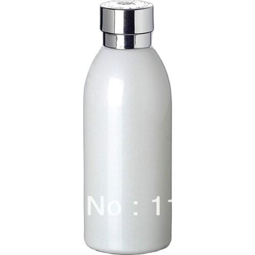 120ML pear white glass bottle with silver lid, lotion bottle