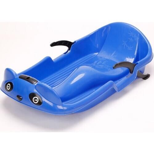 1737S Small Size Outdoor Sand Grass Skiing Board HDPE Low Temperature Resistant Material Thickened Snowboarding Sleigh Snowboard