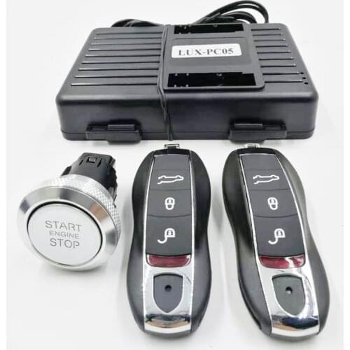 For 05-12 Porsche Boxster/Cayman/911 Car Add Push to Start Stop System Remote Start and PKE Keyless GO Entry CAN BUS Plug Play