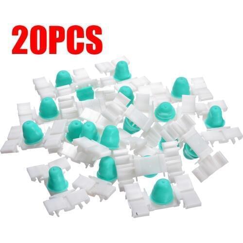 For BMW E36 E46 323 325 328 330 20pcs Auto Moulding Trim Clips Car Exterior Door Fender Moulding Trim Clips Set