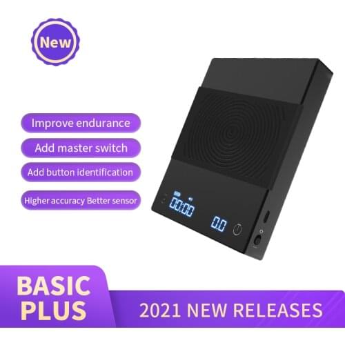 Timemore B22 New Version Black Mirror Basic Coffee Scale Kitchen Scales with Auto Timing for both Espresso and Pour Over Digital