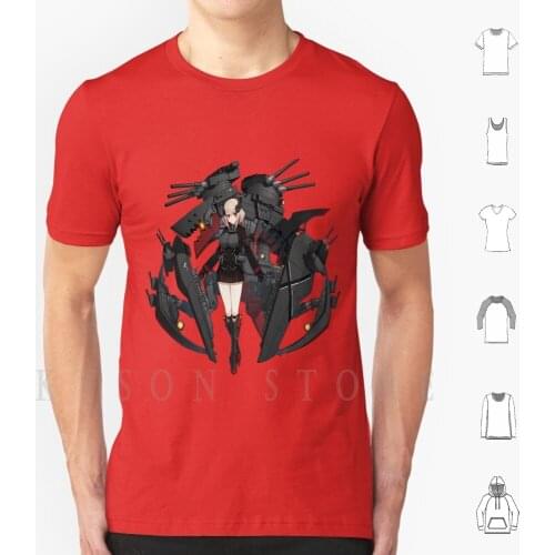 T Shirt Diy Big Size Cotton Azur Lane Ship Anime Yandere