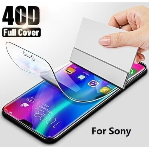 Hydrogel Film For SONY Xperia 1 5 10 PLUS X1 XZ4 X5 XZ5 X10 Xperia Ace XZ4 Mini Screen Protector For SONY L1 L2 L3 Film