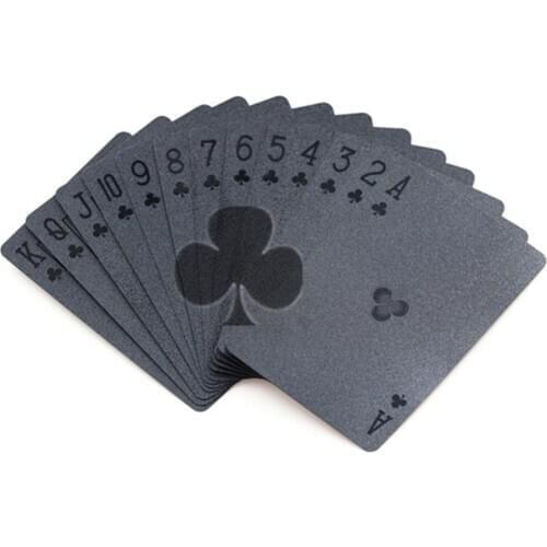 Playing Cards Poker Game Deck Poker Set Plastic Waterproof Game Table Playing Card Poker Card Table Cards Colle F7V9