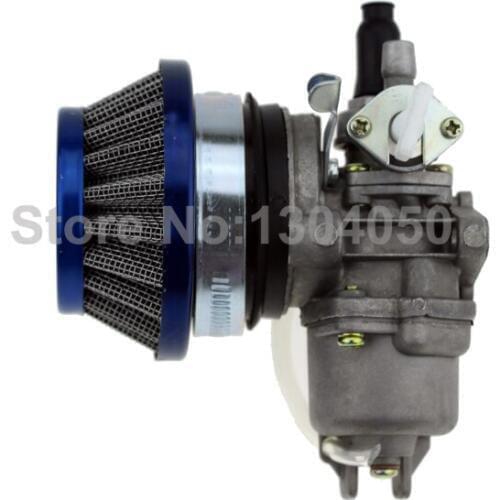 Carburetor Carb Carby Blue 44mm Air Filter Stack 47cc 49cc Mini Moto ATV Dirt Pocket Bike