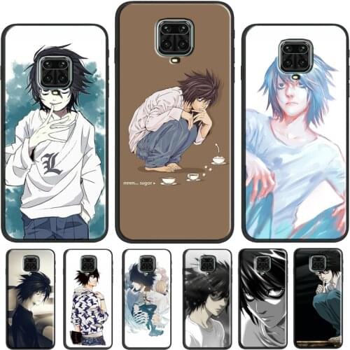 L Lawliet Death Note Anime Phone Case For Xiaomi Redmi Note 10 Pro Cover For Redmi Note 9 8 Pro 9S 8T 9A 9C 9T K40