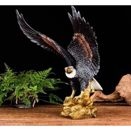 Brass copper home fengshui grip opportunity auspicious bird eagle hawk