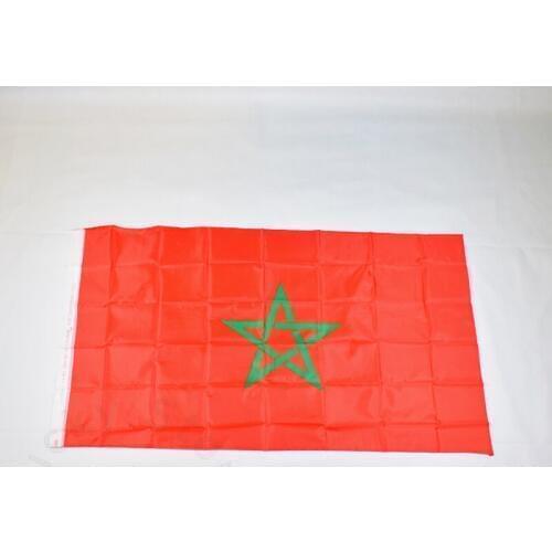 Morocco 90*150cm flag Banner Hanging National flag for meet,Parade,party.Hanging,decoration