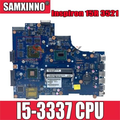 Original Laptop motherboard For DELL Inspiron 15R 3521 5521 I5-3337 Mainboard CN-0P14T7 0P14T7 VAW01 LA-9101P SR0XL 216-0842009