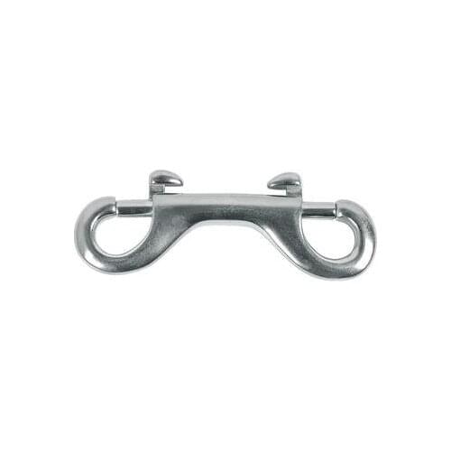 P shape double chain Rotatable ring hooker hanger wire rope pet climb connector 8 shape shackle 304 steel Wire rope belt buckle