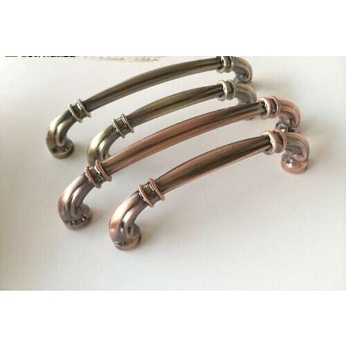 Antique Wardrobe Cabinet Handles Closet Cupboard Dresser Drawer Pulls Handles Bars Knob 128/96MM