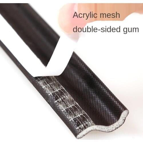 Self Adhesive Window Gap Sealing Strip Windproof Soundproof Foam Sliding Door Bottom Seal Tape Guard Sealer Dust Stopper