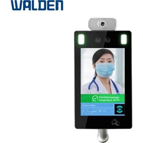 AI Automatic Detect No Contact Face Recognition High Fever Alarm Body Temperature Measurement System