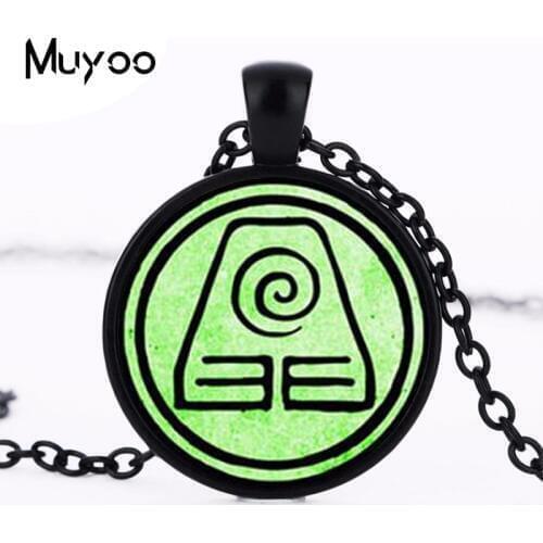 Steampunk Avatar The Last Airbender Pendant Necklace Vintage Earth Kingdom jewelry Necklace Gift Women Men Girl Chain HZ1