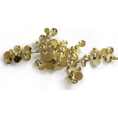 Light luxury wall decoration living room sofa background wall ornaments