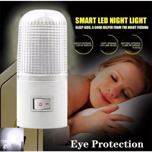 LED Night Lights for Kids Room Baby Energy Saving Ultra Bright Night Lamp Plug Wall Mounting Light Bedroom Home Living Room Lamp