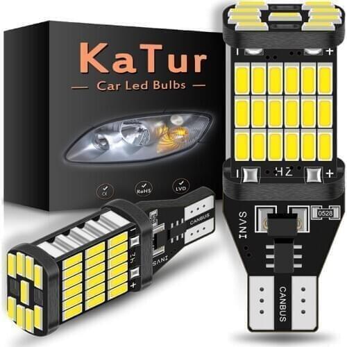 2pcs 1200Lm W16W T15 LED Bulbs 4014 SMD 920 921 Canbus OBC Error Free led Car LED Backup Light Reverse Lamps Xenon White DC12V