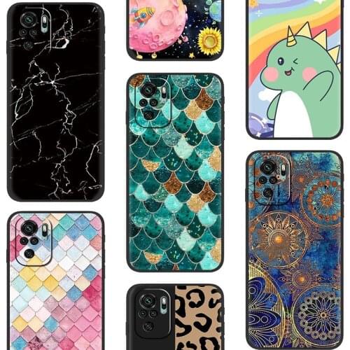 Back Cover Durable Phone Case For Xiaomi Redmi Note10 4G/Note10S Original Cartoon Soft Case Cover