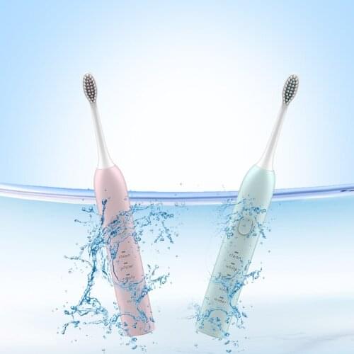 Electric Toothbrush Ultrasonic Soft Hair USB Charge Automatic Tooth Brushes 3 Levels of Care Mode Clean and Whiten Tooth Cleaner