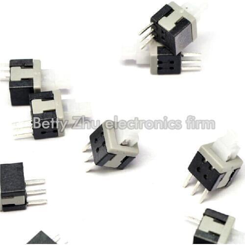 100PCS/LOT 5.8 * 5.8MM self-locking switch single row / 3 feet