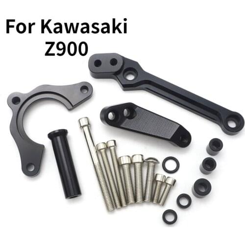 Suitable for Kawasaki Z900 Motorcycle Shock Absorber Direction Damping Bracket Steering Buffer Measuring Tape Titanium Size