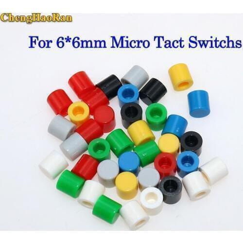 ChengHaoRan 20PCS A56 Tactile Button Caps Plastic Cap Hat for 6*6mm 6x6mm Micro Tact Switch For Arduino