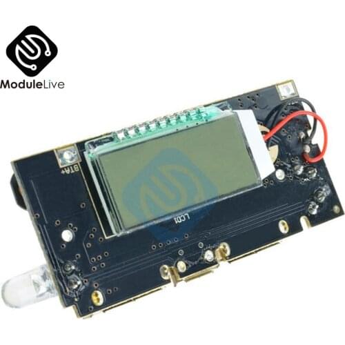 Dual USB Two Usb 5V 1A 2.1A Mobile Power Bank 18650 Lithium Battery Charger Board Module Digital PCB