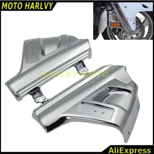 Chrome Motorcycle Front Fender Cover Moto Mudguard Frame Decoration case for Honda GL1800 GOLDWING 2001 2002 2003 2004 2005