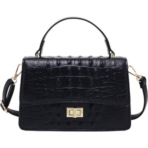 Crocodile Pattern Crossbody Bags For Women 2020 Small Chain Handbag small bag PU Leather Hand Bag Ladies Designer Shoulder Bags