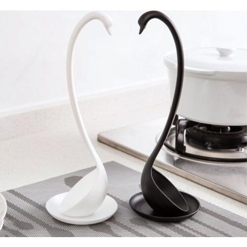 2020 Swan Ladle Spoons Unique Swan Shaped Ladle Special Swan Spoons Useful Kitchen Cooking Tool Plastic Ladle Home Table Decor