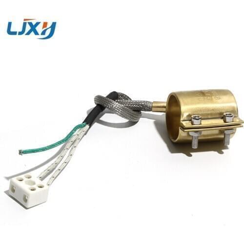 LJXH Brass Band Heater Electric Heating Ring 45x70/48x30/48x35/48x40/50x30mm Inner Diameter x Height with Two/Three/Five Wire
