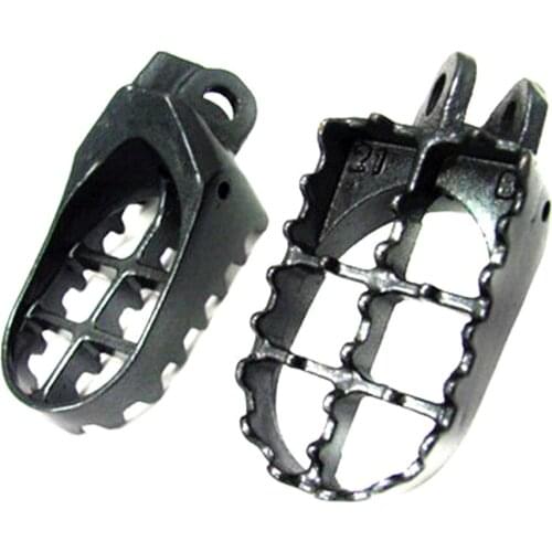 Motocross MX Dirt Bike Racing Foot Pegs footpeg For Suzuki DRZ400 RM125 RM250 For Kawasaki KLX400 Motorcycle parts Black